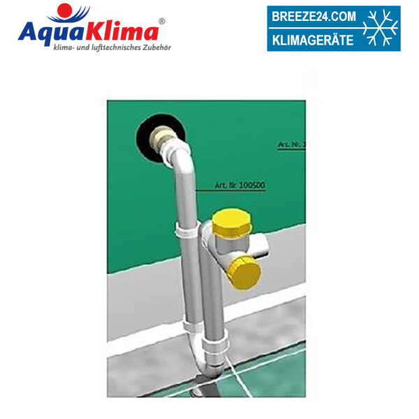 Sondersiphon druckseitig mit Geruchsverschluß 100500