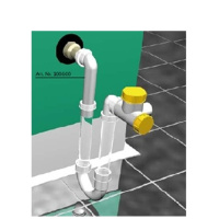 Sondersiphon druckseitig mit...