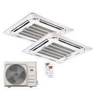 Kaisai Set 3,5 kW 4-Wege-Deckenkassette Euroraster 2 x...