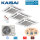 Kaisai Set 3 x 4-Wege-Deckenkassette 2,6/5,3 kW - KCA3I-09HRG32X + KCA3U-18HRG32X + K40E-28HFN32H