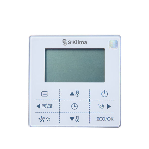 S-Klima STW-FB Touch-Kabelfernbedienung für Kaltwasser Geräte