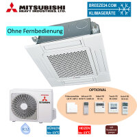 Mitsubishi Heavy Set 4-Wege-Deckenkassette 2,5kW...