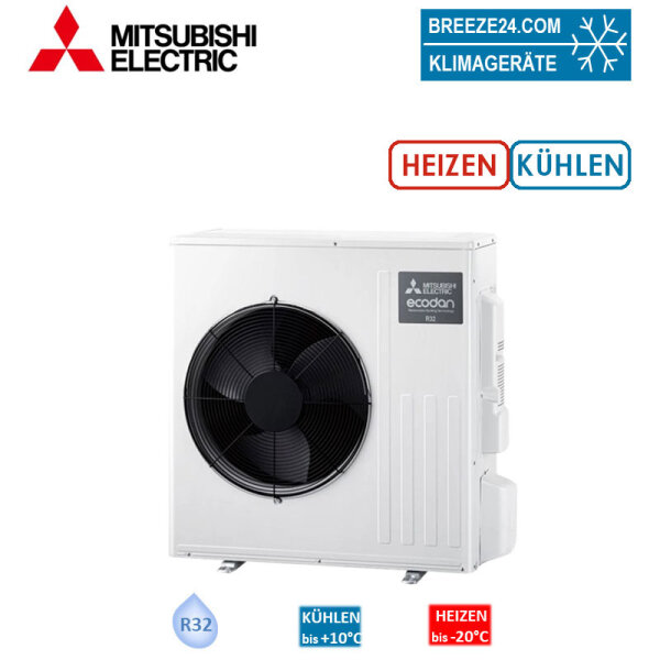 Mitsubishi Electric SUZ-SWM40VA Ecodan Wärmepumpe Luft / Wasser Außengerät 4,0 kW R32 230 Volt