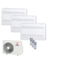 Mitsubishi Heavy Set 3 Truhengeräte 2,5kW 3 x...