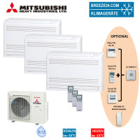 Mitsubishi Heavy Set 3 x Truhengeräte 2,5/3,5kW...