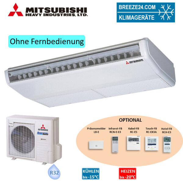 Mitsubishi Heavy Set Deckenunterbaugerät 7,1 kW - FDE71VH + FDC71VNX-W Raumgröße 80 - 85 m² R32