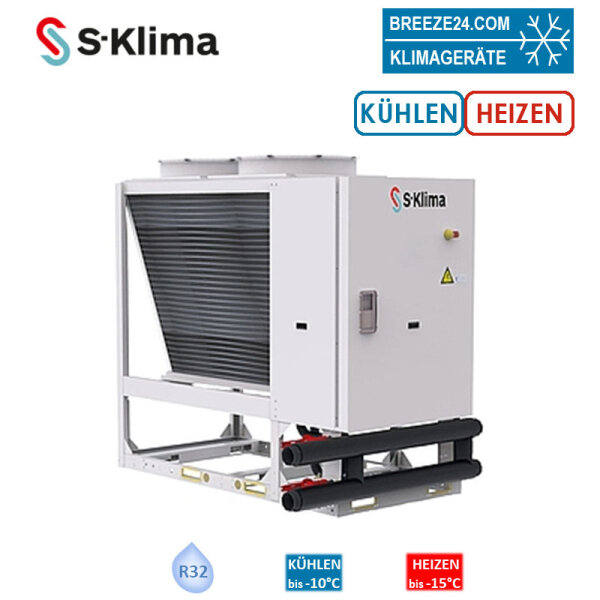 S-Klima SAX Außengerät 53,3 kW - SAX521RS2-S Kaltwasser zum Kühlen und Heizen ohne Pumpe