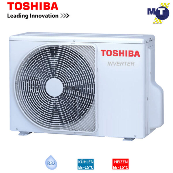 Toshiba Außengerät 3,5 kW - RAS-13J2AVSG-E1 für 1 Innengerät | 35 - 40 m² - R32