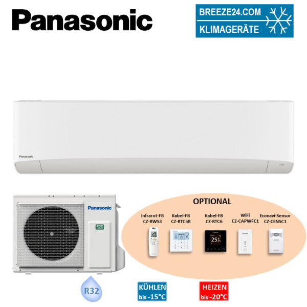 Panasonic Set Wandgerät PACi Elite 5,0 kW - S-3650PK3E + U-50PZH3E5 NX Raumgröße 50 - 55 m² R32