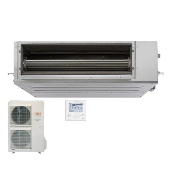 Fujitsu Set Kanalgerät 19,0 kW ARYG72LHTA + AOYG 72LRLA High Power R410A Klimaanlage 400V