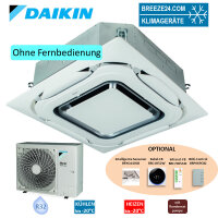 Daikin Set 4-Wege-Deckenkassette 12,1 kW - FCAHG125H-4 +...