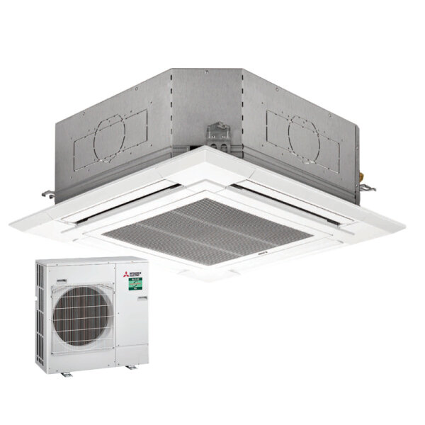 Mitsubishi Electric Set Deckenkassette 5,5 kW PLA-M50EA2 + Blende PLP-6EA + SUZ-M50VA | R32