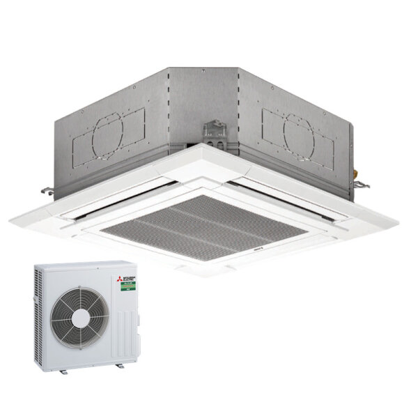 Mitsubishi Electric Set Deckenkassette 7,1 kW PLA-M71EA2 + Blende PLP-6EA + SUZ-M71VA R32 Klimaanlage