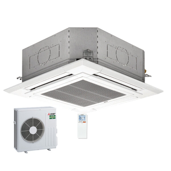 Mitsubishi Electric Set Deckenkassette 7,1 kW PLA-M71EA2 + Blende PLP-6EALM + SUZ-M71VA R32