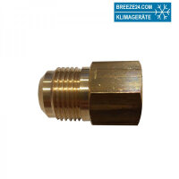 Aufschraubnippel mit Dichtring von 1/2" auf...