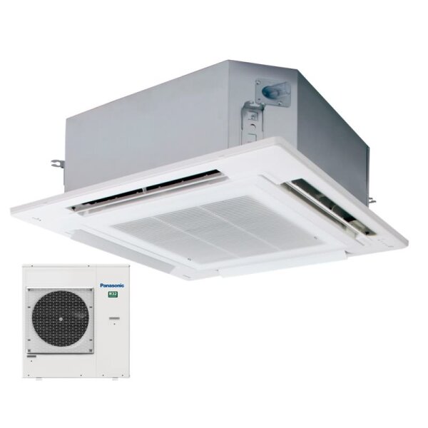 Panasonic Set S-6071PU3E + Blende Econavi CZ-KPU3AW + U-71PZH4E5 PACi NX Elite Deckenkassette 7,1 kW