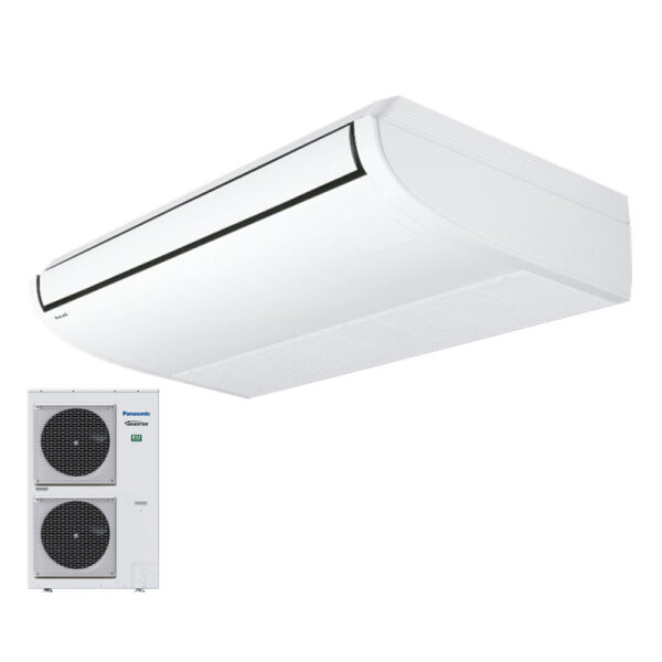 Panasonic Set Deckenunterbaugerät 13,4 kW S-1014PT3E + U-140PZH4E8 PACi NX Elite Größe 140 m² 400V