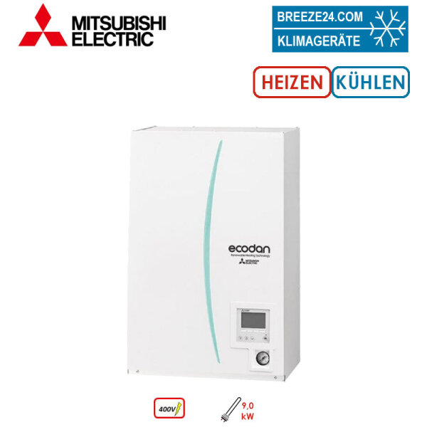 Mitsubishi Electric ERPX-YM9D Hydromodul Kühlen/Heizen Heizstab 9,0 kW 400 Volt