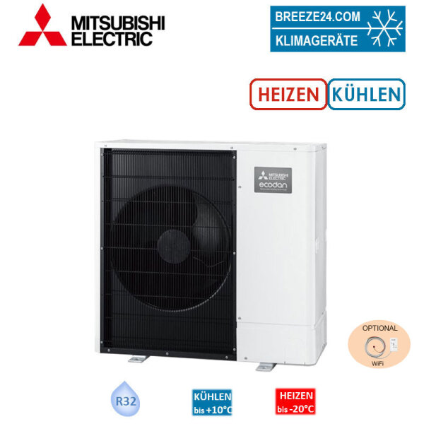 Mitsubishi Electric Ecodan PUZ-WM50VHA 5,0 kW Monoblock-Wärmepumpe Außengerät R32