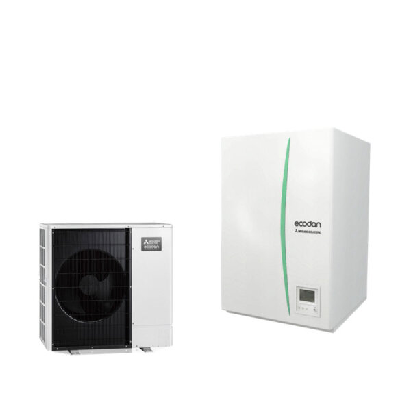 Mitsubishi Electric Set 7.21 PUZ-WM50VHA + ERPX-YM9D Monoblock-Wärmepumpe + Hydromodul K/H 5,0 kW