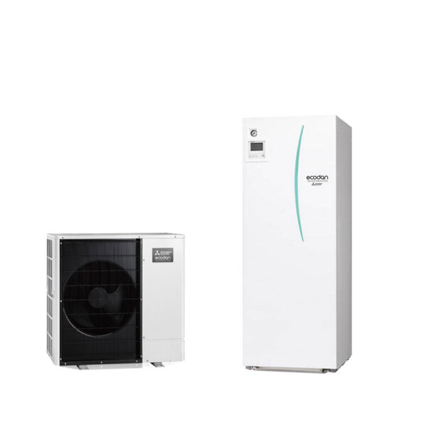 Mitsubishi Electric Set 8.31 PUZ-WM50VHA + ERPT20X-VM2D Monoblock-Wärmepumpe+Speichermodul K/H 5,0kW