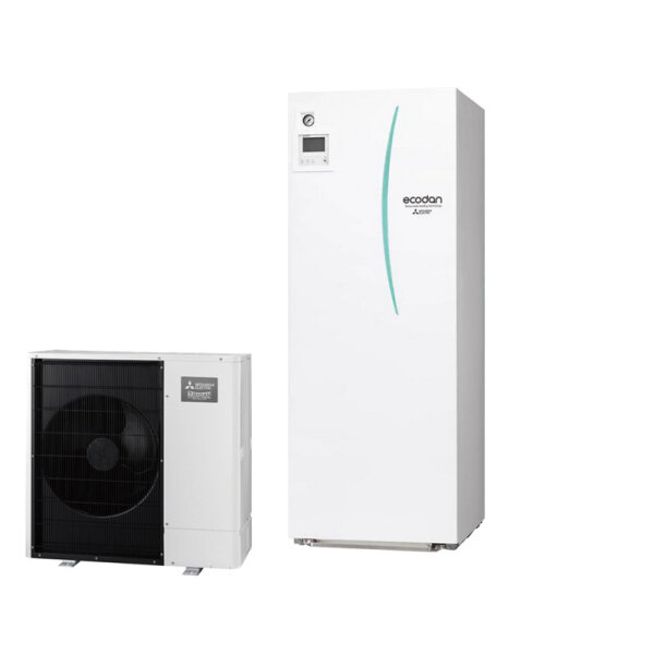 Mitsubishi Electric Set 5.13 PUD-SHWM100YAA + EHST20D-YM9D Wärmepumpe + Speichermodul 10,0 kW 200 L