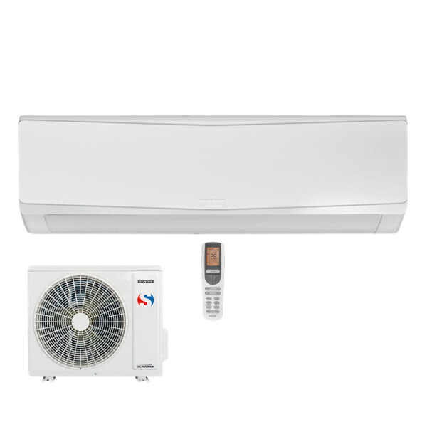 Sinclair Set Wandgerät KEYON SIH-12BIK + SOH-12BIK2 -  3,2 kW für 1 Raum mit 35 - 40 m² | WiFi | R32