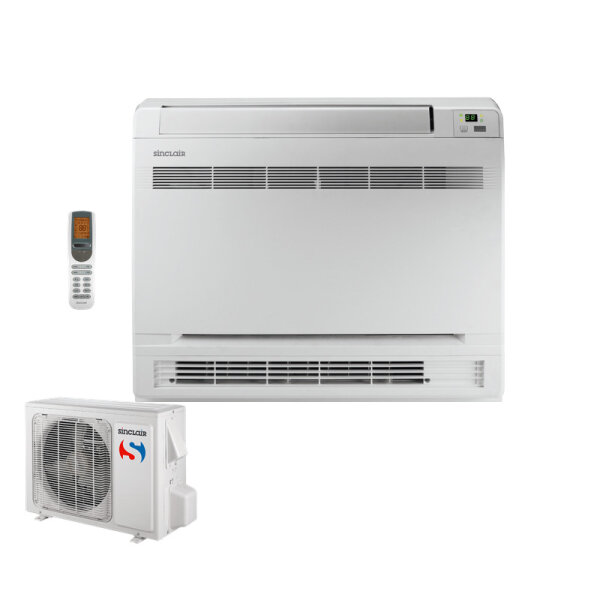 Sinclair Set Truhengerät ASP-09BI + Außengerät 2,7 kW WiFi | Raumgröße 25 - 30 m² | R32