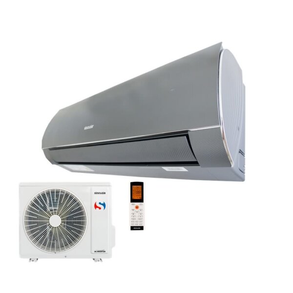 Sinclair Set Wandgerät TERREL SIH-24BIT2G + SOH-24BIT graphit 7,0 kW | Raumgröße 70 - 75 m² | WiFi