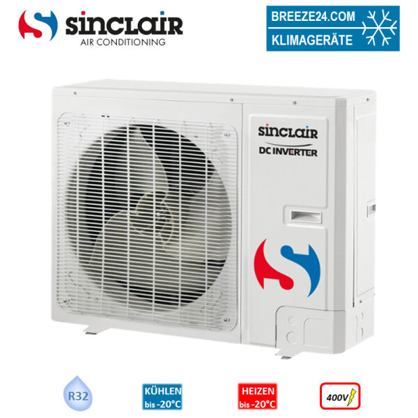 Sinclair ASGE-36BI2-3 Außengerät 10,0 kW für 1 Innengerät | 100 - 105 m² - R32 400V