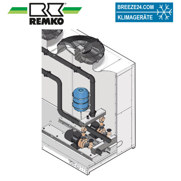 Remko Standard-Pumpe und Manometer für Kaltwasser-Erzeuger