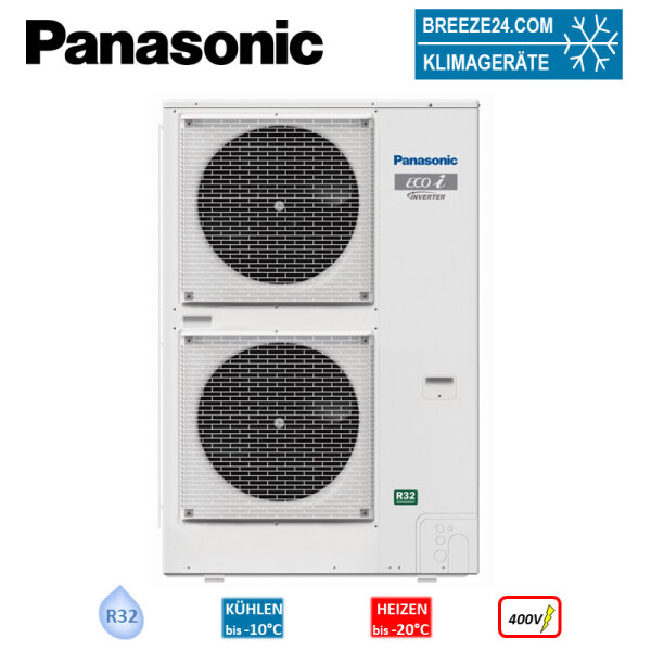 Panasonic U-10LZ2E8 VRF Aussengerät für bis zu 12 Innengeräte 28,0 kW R32 400V
