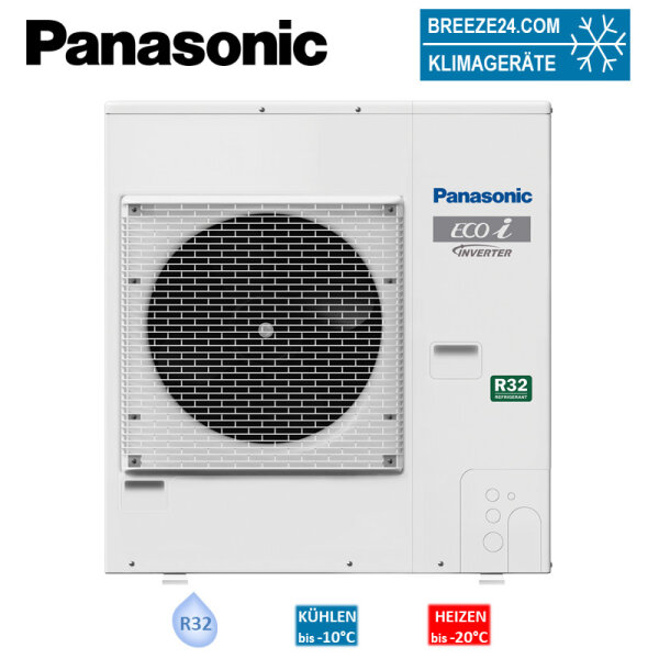 Panasonic U-4LZ2E5 VRF Aussengerät für bis zu 10 Innengeräte 12,1 kW R32