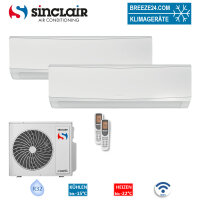 Sinclair Set 2 Wandgeräte KEYON 2,7/6,2 KW SIH-09BIK...