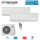 Sinclair Set 2 Wandgeräte KEYON 2,7/6,2 KW SIH-09BIK + SIH-24BIK + MV-E36BI2 WiFi R32 Klimaanlage