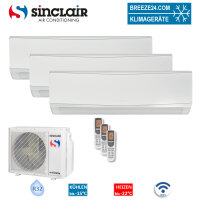 Sinclair Set 3 Wandgeräte KEYON 2,7/3,2 kW SIH-09BIK...