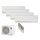 Sinclair Set 4 Wandgeräte KEYON WiFi 2,7 kW 4 x SIH-09BIK + MV-E28BI2 R32 Klimaanlage