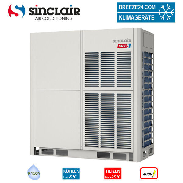 Sinclair SDV5-670EAI Außengerät VRF 67,0 kW 400V für 39 Innengeräte