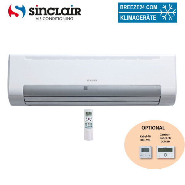 Sinclair SF-400HM2 Wandgerät Kaltwasser 2-Leiter 3,3 kW für 1 Raum mit 35 - 40 m²