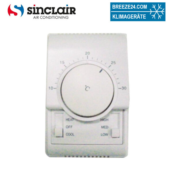 Sinclair KJR-18B Kabelfernbedienung für Kaltwasser Kanalgeräte