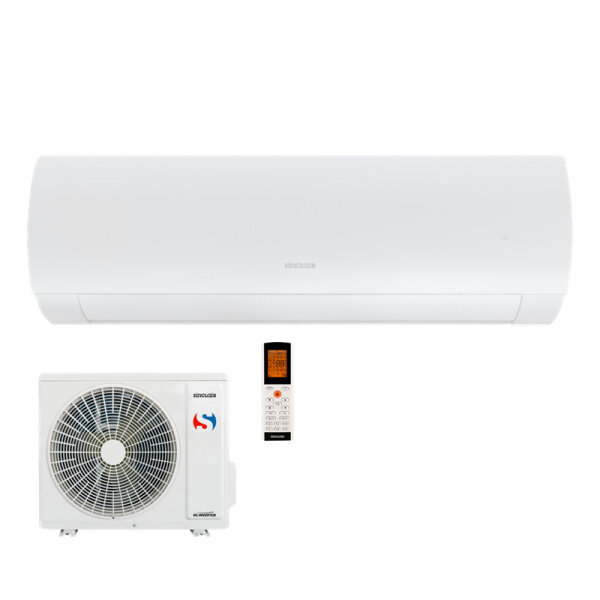 Sinclair Set Wandgerät TERREL SIH-13BITW + SOH-13BIT weiß 3,5 kW | Raumgröße 35 - 40 m² | WiFi