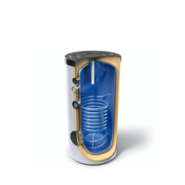 TESY EV12S 300 65 Pufferspeicher emailliert für Solar-/Boileranlagen 300 L mit 1 Wärmetauscher