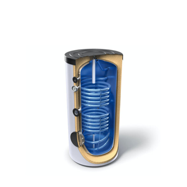 TESY EV 6/4 S2 160 60 Pufferspeicher emailliert für Solar-/Boileranlagen 160 L mit 2 Wärmetauscher