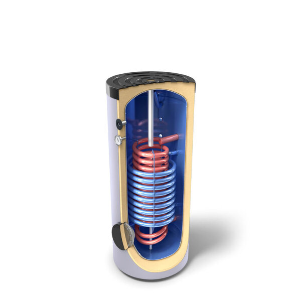TESY EV 12S+17S 500 75 Pufferspeicher emailliert für Solar-/Boileranlagen 500 L mit 2 Wärmetauscher