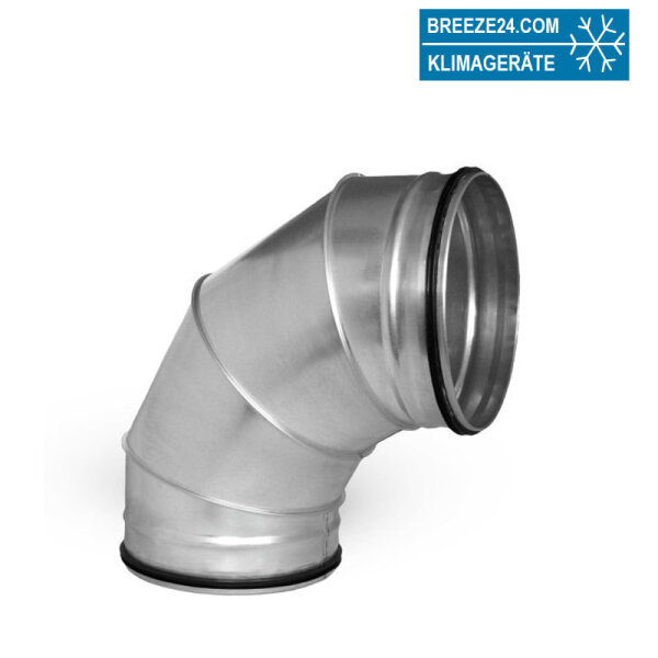 Segmentbogen 90° Grad DN 160 mit Lippendichtung