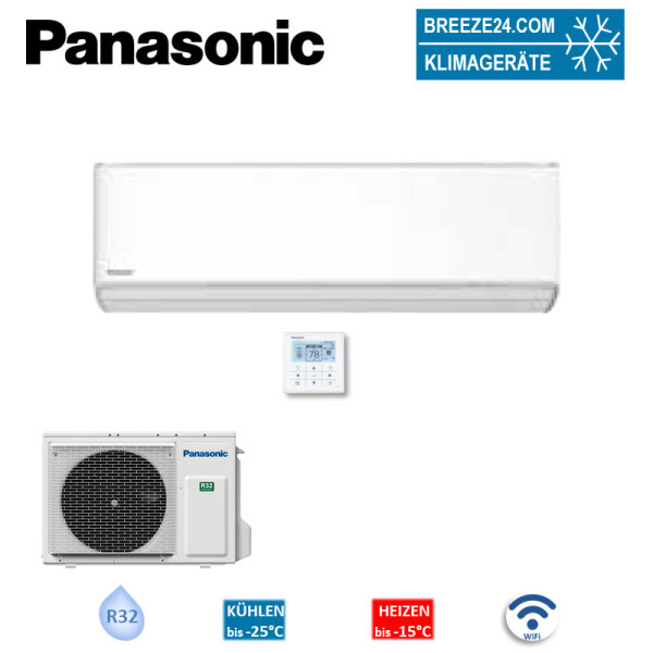 Panasonic Set CS-Z50YKEA + CU-Z50YKEA WiFi Professional Wandgerät für EDV-Räume | 50 - 55 m² 5,0 kW