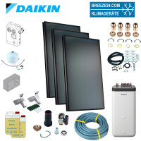 Daikin Solarthermie Set für 5 Personen Haushalt...