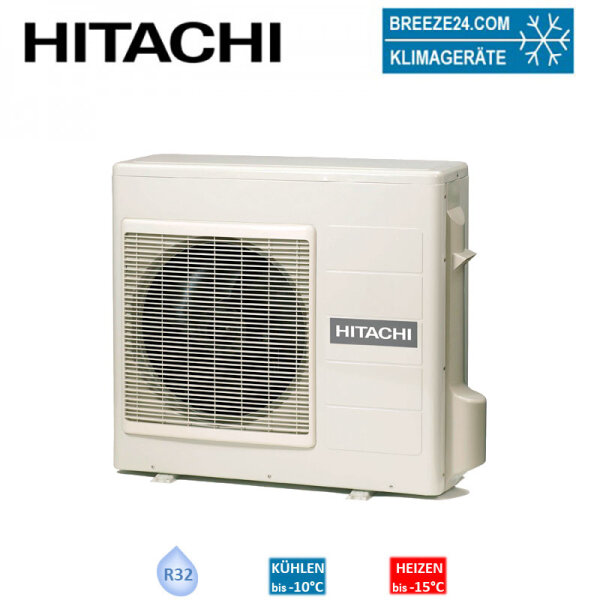 Hitachi RAM-70NP4E 7,0 kW Multi-Split Außengerät  für bis zu 4 Inneneinheiten | R32