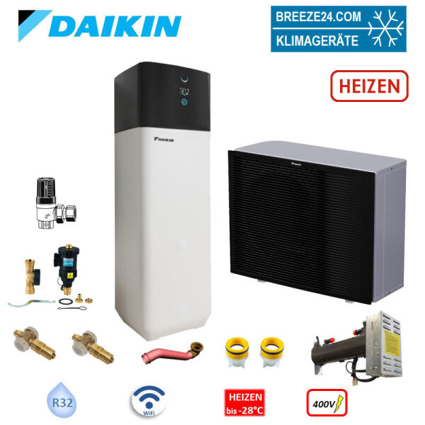 Daikin Altherma 3 H MT Set EPRA08EW1 + ETSX12P50E Wärmepumpe + Hydromodul/Speicher 500L 8 kW HS 9 kW