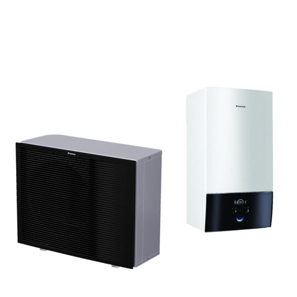 Daikin Altherma 3 H MT W Set EPRA08EW1 8,0 kW + ETBH12E9W Wärmepumpe + Hydromodul mit Heizstab 9 kW